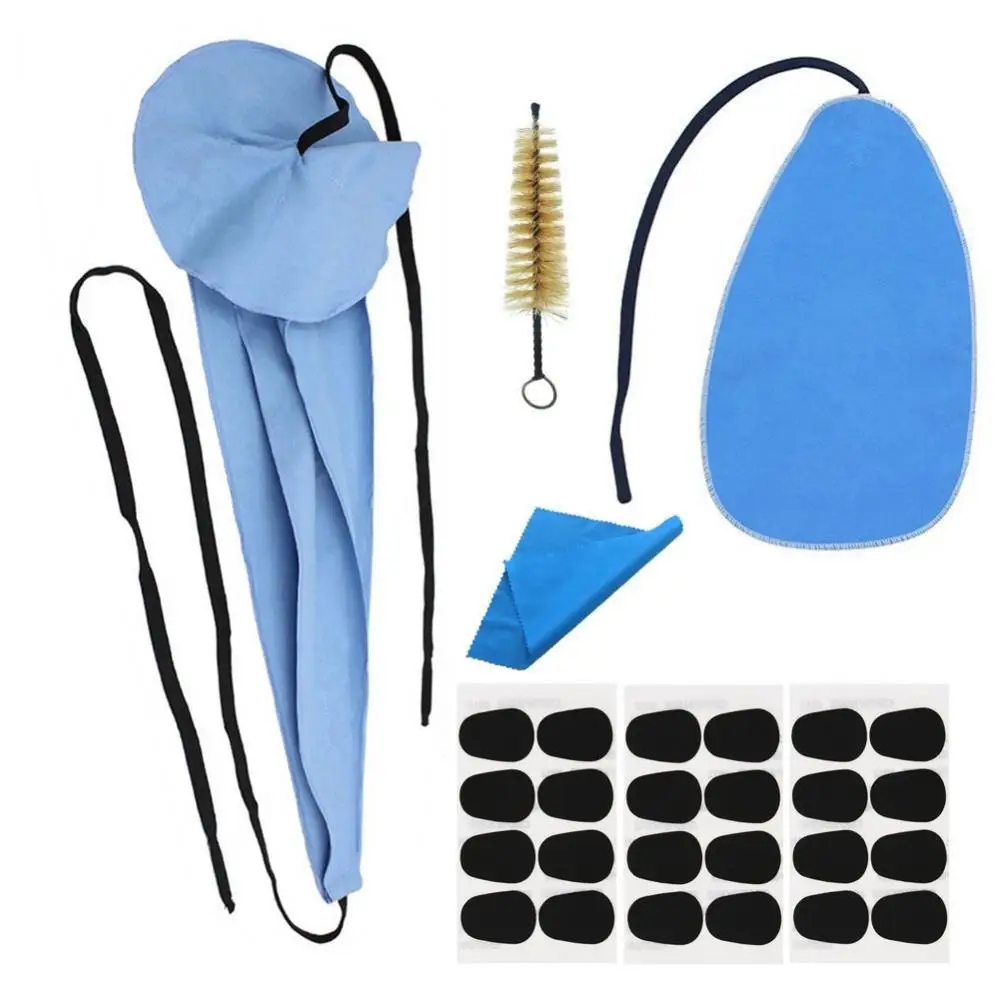 28pcs/lot Saxophone Cleaning Tools Kits with Mouthpiece Cushions, Inner Chamber Cleaning Cloth, Mouthpiece Brush, Sax Clarinet