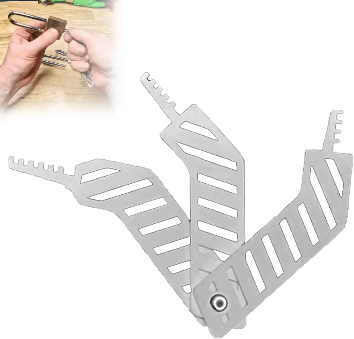 Comb Lock Picks Comb Teeth Pick Set Portable Stainless Steel Lock Picking Kit Lockpicks Sets Professional Hand Tools