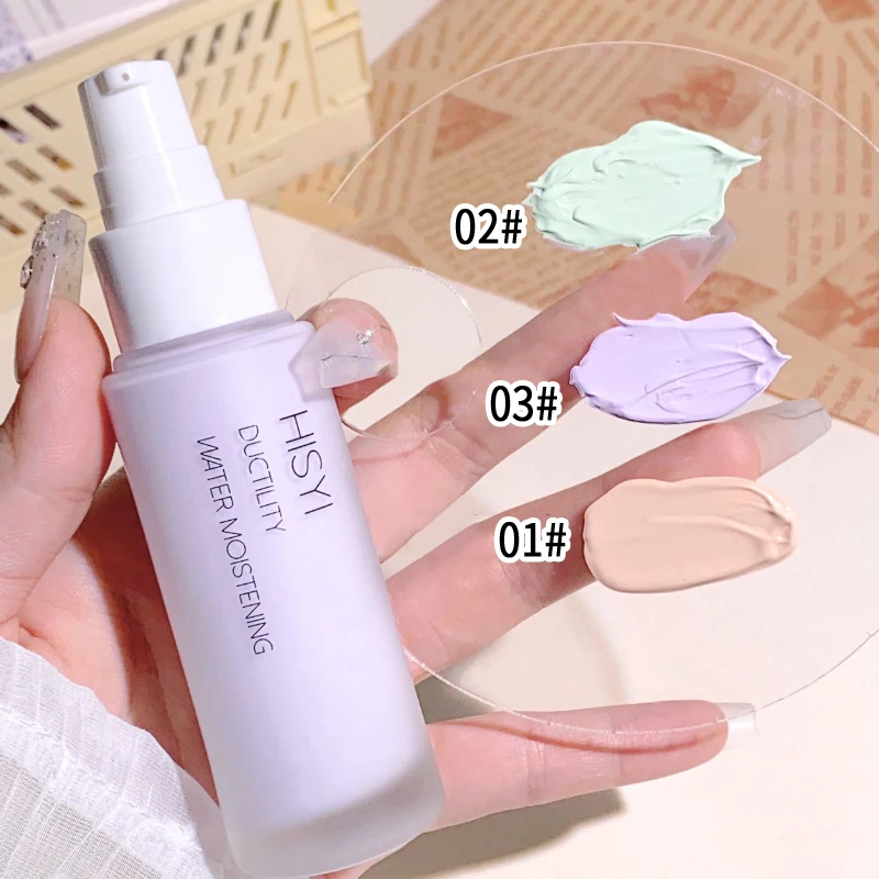 Primer sedoso y transparente, crema natural para iluminar y prevenir el maquillaje de venir fácilmente, base líquida,