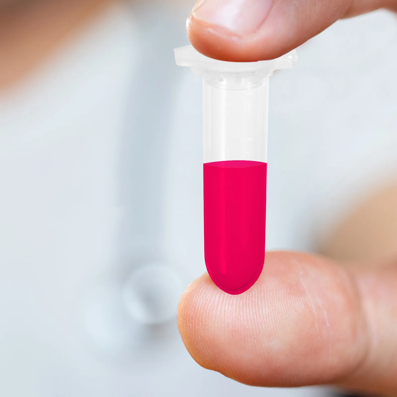 

500 шт. микроцентрифужных пробирок объемом 2 мл, прозрачные, термостойкие, герметичные, для лабораторных центрифуг