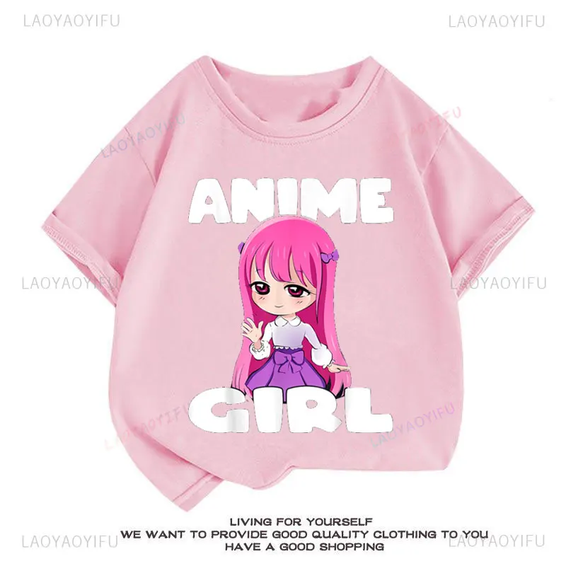 أنيمي فتاة عاشق للمراهقين مانغا Kawaii Otaku الجرافيك تي شيرت هايت الجودة 100% القطن شوجو فتاة نمط Y2k ملابس فتاة الهدايا #5