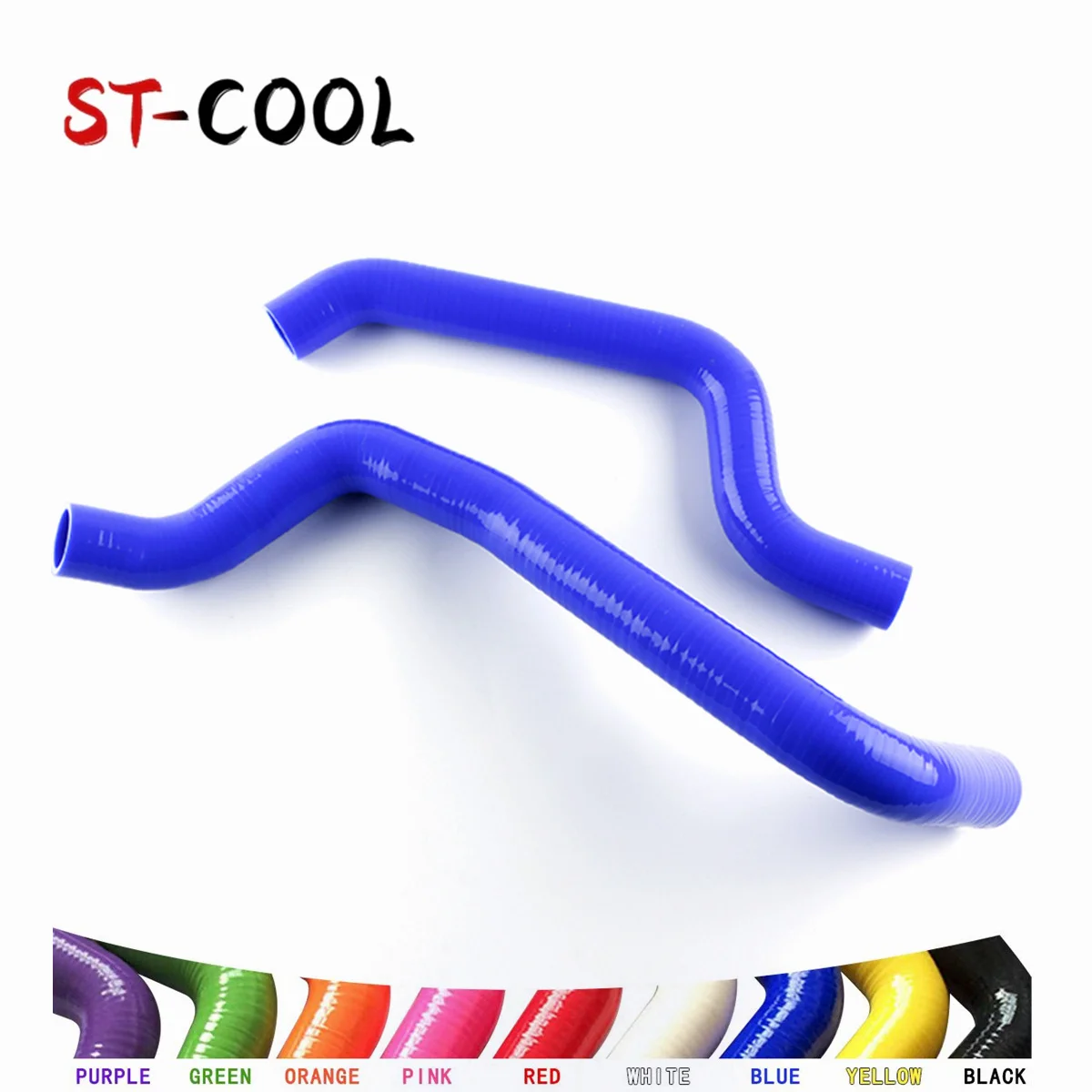 For 1991-1999 Mitsubishi 3000GT Dodge Stealth 3.0 1992 1993 1994 1995 1996 1997 Radiator Hoses Kit Silicone Tubes 2Pcs 10 Colors