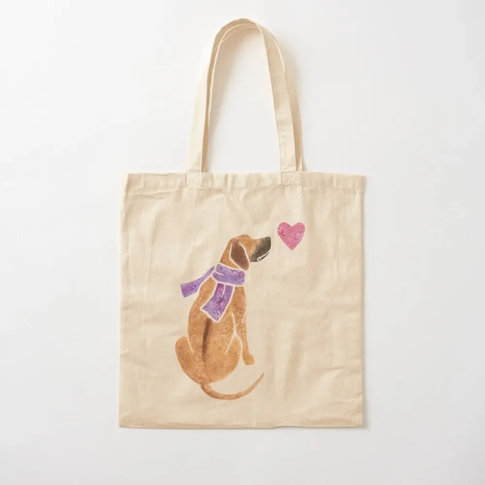 

Watercolour Rhodesian Ridgeback Tote Bag Women's beach bags shoping bag reusable shopping bag Large bags for women