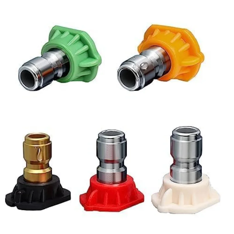 Pressure Washer Tips Set Multiple Degrees, 2.5 GPM Power Washer Nozzle Tips 5 Pack, 1/4 Quick Connect