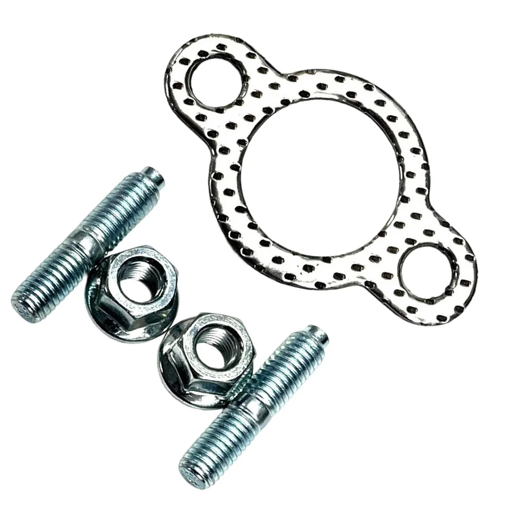 Engine Gasket Set Exhaust Stud Kit Exhaust System Repair Complete Repair Kit Easy Installation Easy Installation Exhaust Kit