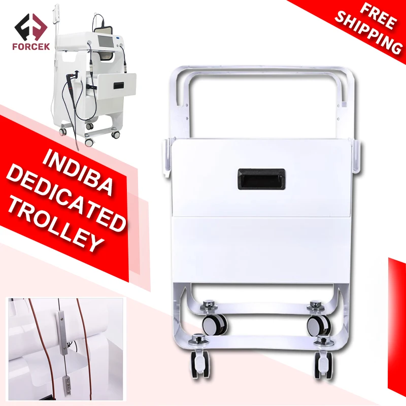 2024 Newest Spain Technology 448K INDIBA Tecar Cavitation Slimming Machine Special Trolley Pure Steel Free Shipping