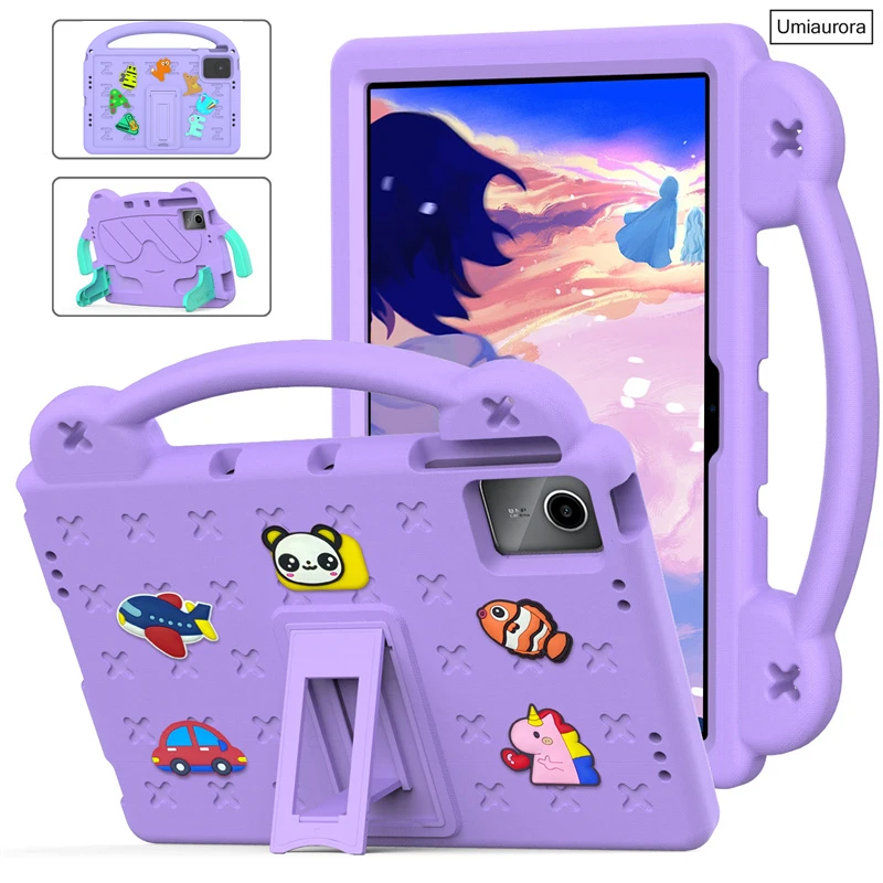 

For Lenovo Idea Tab 11" TB336FU TB336ZU M11 TB330FU Xiaoxin Pad 11 inch 2025 TB335FC Kids Shockproof EVA Tablet Case Stand Funda