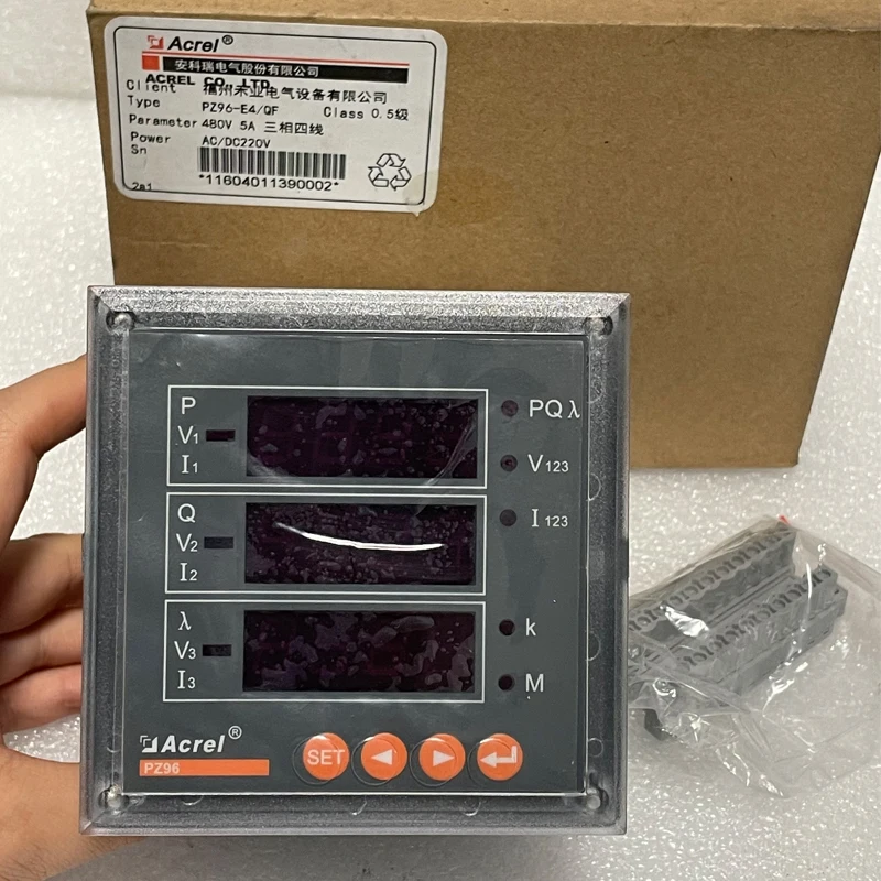 PZ96L-E4 Ankerui Intelligent Energy Meter Programmable Instrument Generator Set Three phase AC Tester Four quadrant Power Meter