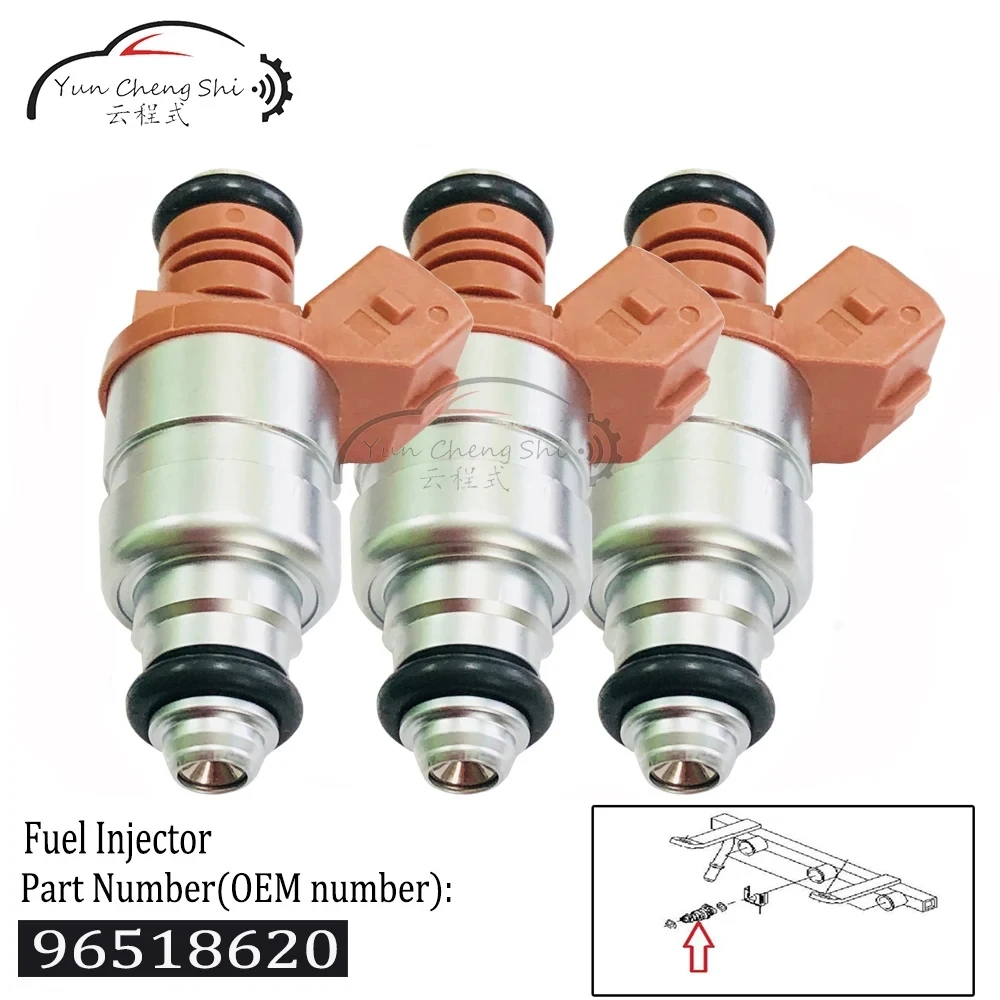 New silver fuel injector 96518620 96351840 96620255 ADG02801 75114255, suitable For Chevrolet Daewoo Matiz 0.8 1.0 gasoline/liqu