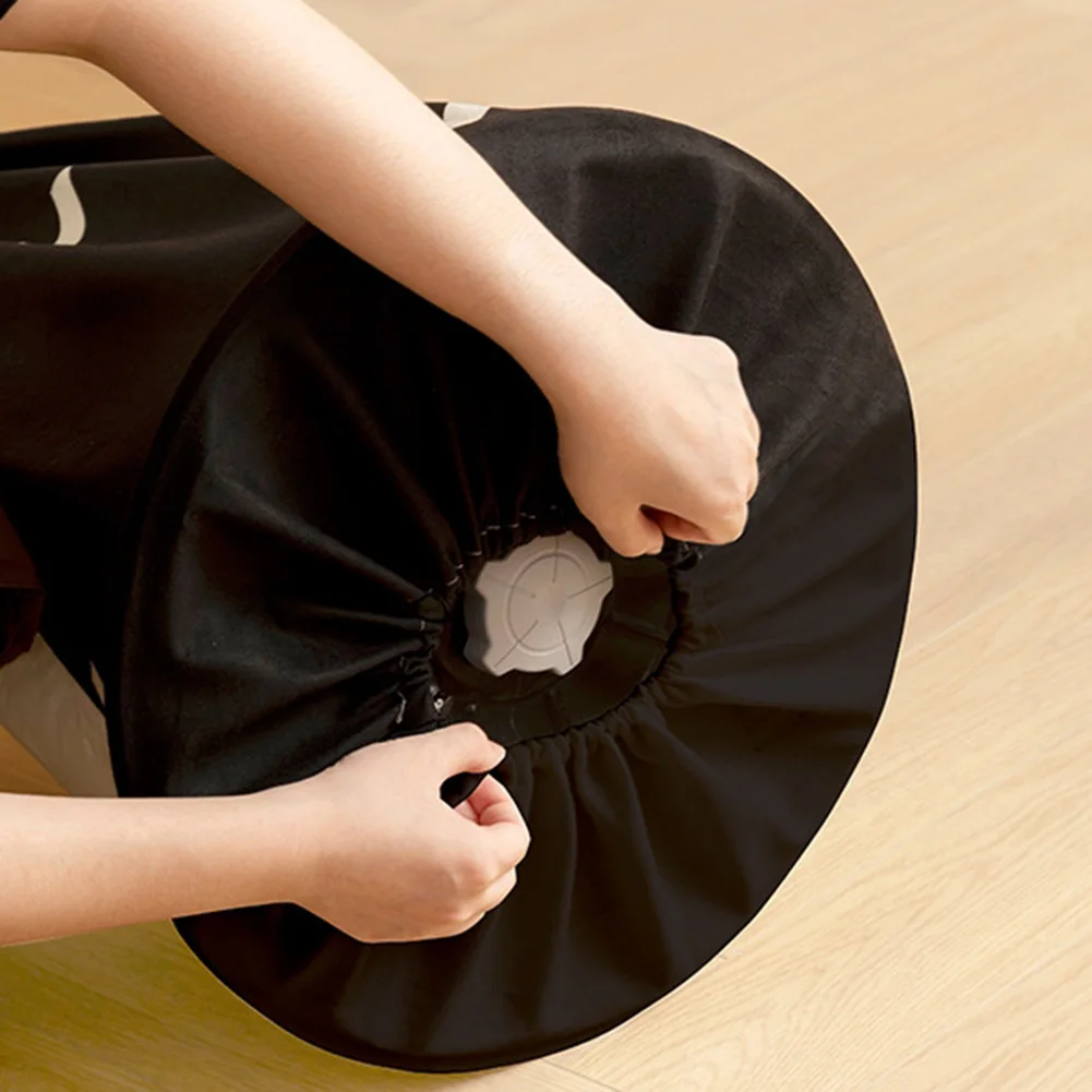 Floor for fan Cover for Round For Standing Electric Fans Built with Polyester and Functional Adjustable Drawstring System