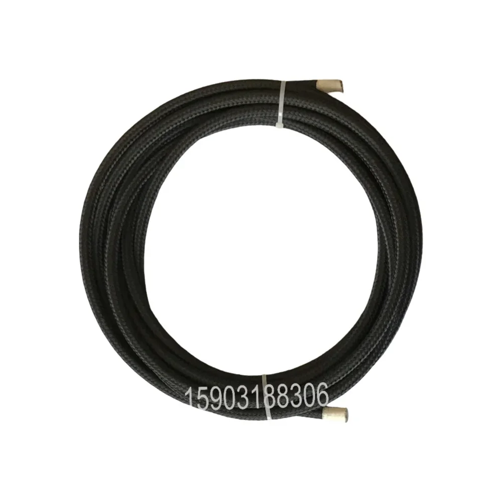 

Black Nylon Covered Stainless Steel Braided E85 Compatible AN4 4AN PTFE Inner Tube 20FT Fuel Oil Line for Cooling Systems