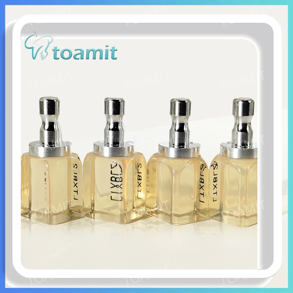 

5 шт., керамический блок из дисиликата лития, янтарный фарфор для ультратонкого шпона, восстановления зубных протезов, высокопрочные стоматологические материалы