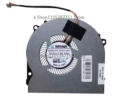 Cooling Fan For Clevo NH50EA NH50RA NH55RA EFC-70100V1-0AH EGC-77100v1-0AH Fan T58-VB 911ST 6-31-NH5E2-202