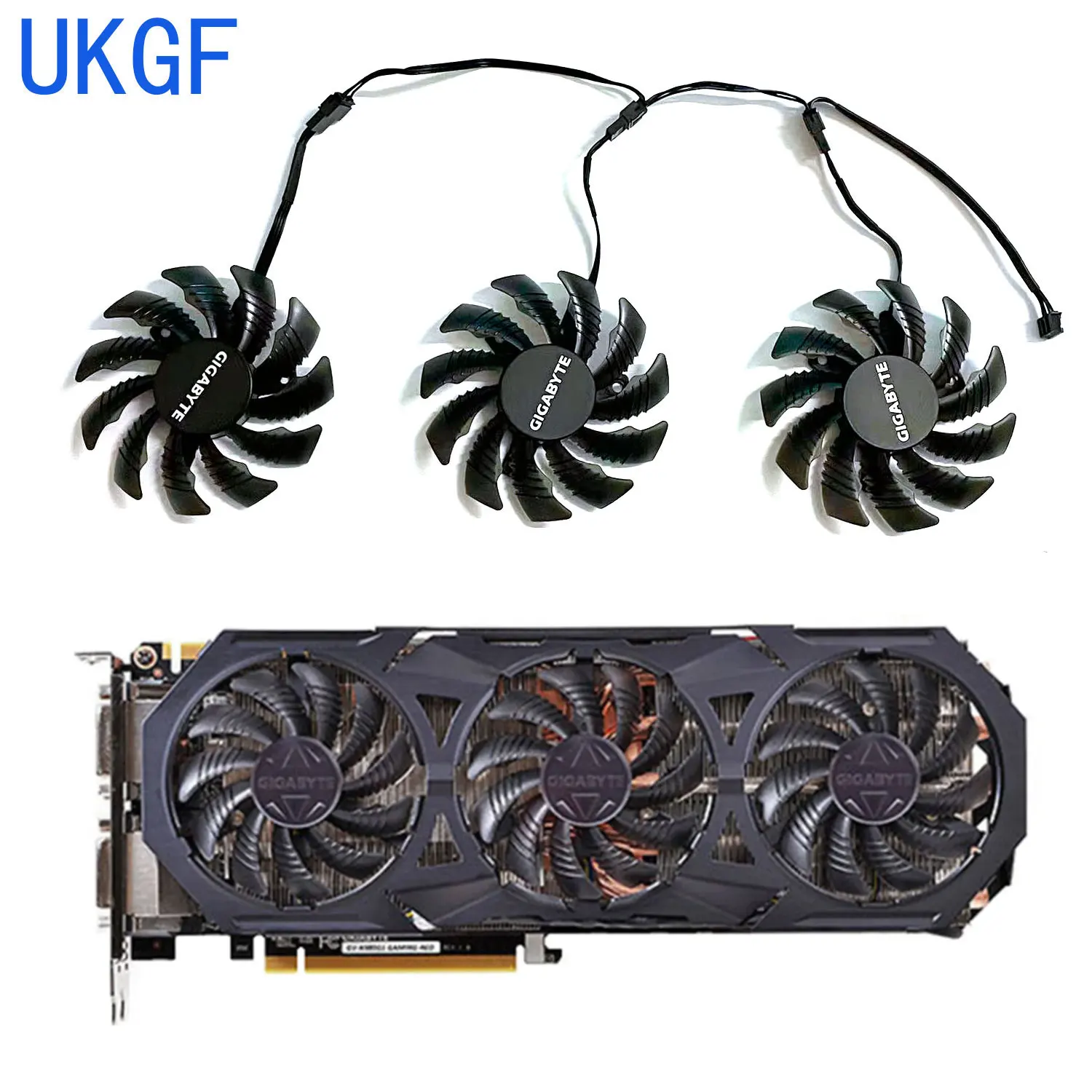 

Brand new 75MM 4PIN PLD08010S12HH T128010SU GTX980TI GPU fan for Gigabyte GTX980 980ti G1 gaming graphics card