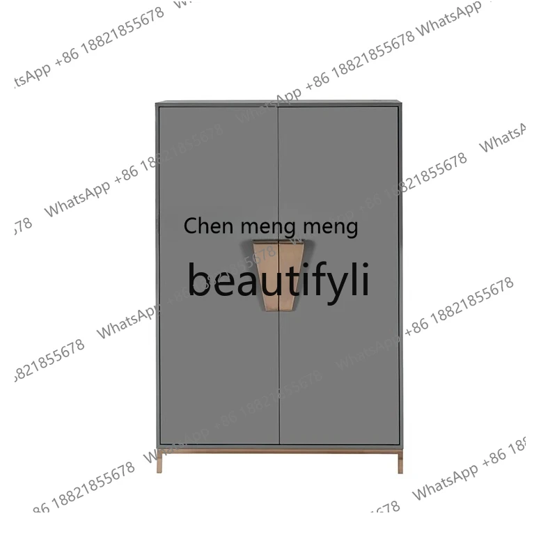 

Wine cabinet hotel, model room, living room, display cabinet, wardrobe storage H