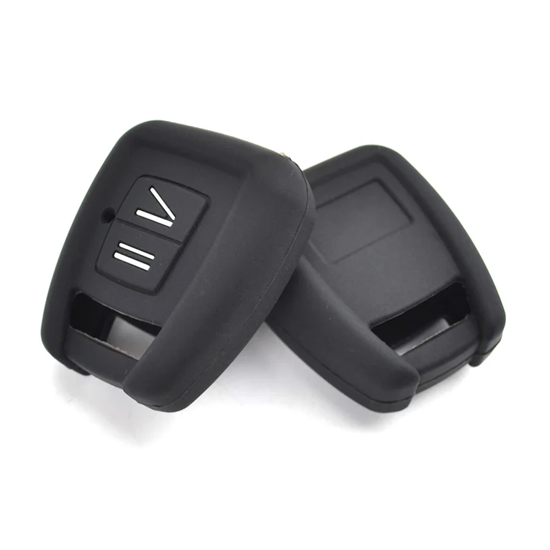 Funda de silicona para llave de coche, funda para Vauxhall, Opel, Astra, Zafira, Frontera, Omega, Vectra, Signum, Tigra, 2 botones, soporte para