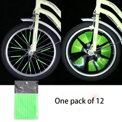 Bicycle Decoration Dazzling Reflective Spokes Ring Dead Fly Highway Mountain Bike Wire Strip Light Strip