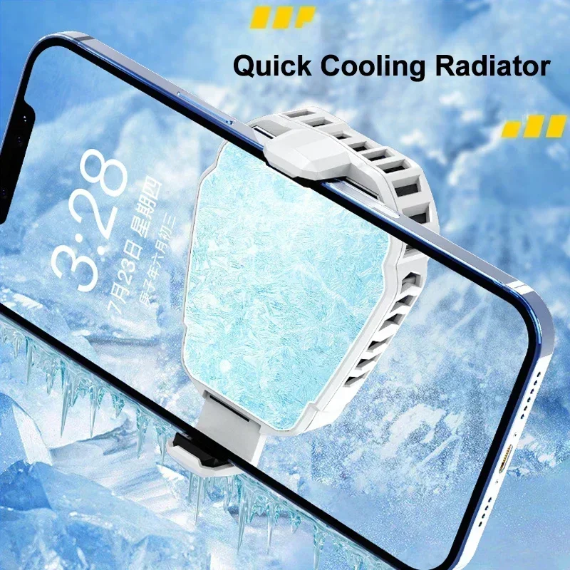K10 radiador semicondutor de telefone móvel tipo-c clipe traseiro ventilador de refrigeração para android iphone tе klaфона acessórios de jogos refrigerador de jogo