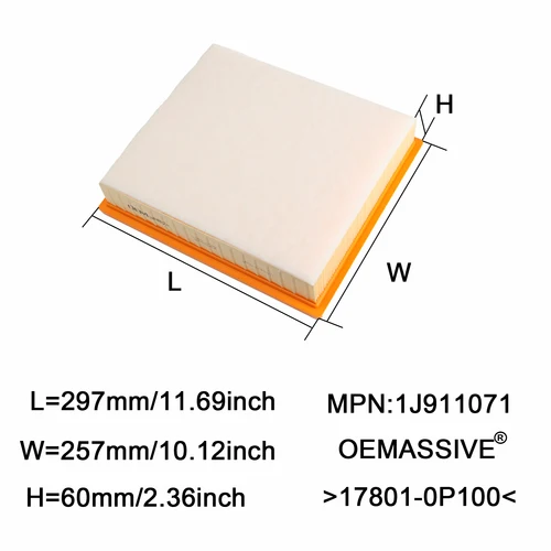 Imagen 2 del producto Filtro de aire del motor 17801-0P100 para Toyota Tacoma Tundra Sequoia 3,5 4.0L 4.6L 5.7L 2014-2016 2017 2018 2019 2020 2021 2022 2023
