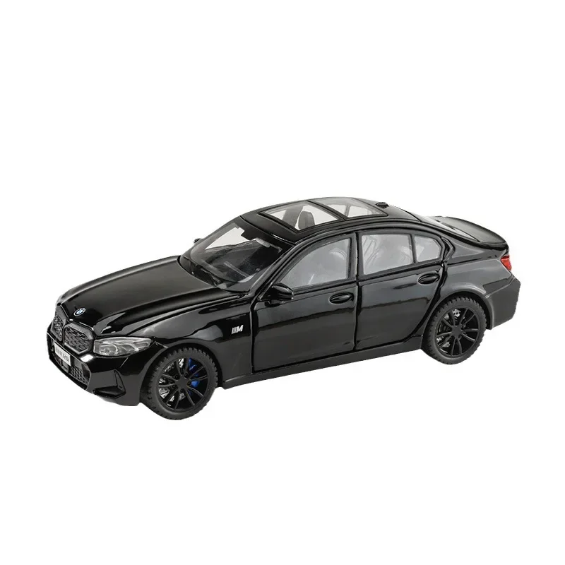 New1:32 BMW 320I Supercar High Simulation Diecast Metal Alloy Model car Sound Light Pull Back Collection Kids Toy Gifts