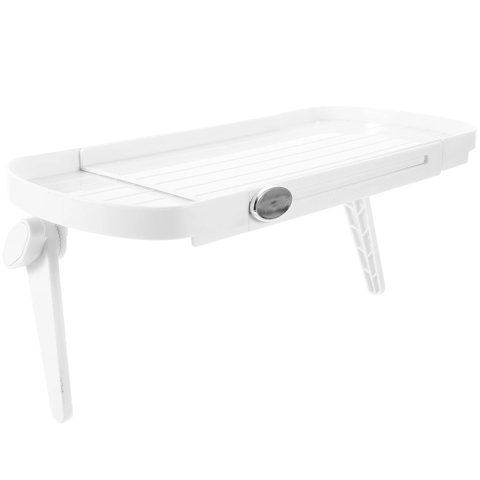 

Tops Storage Rack Plastic Shelf Universal No-Drill Installation Monitor Holder Screen Mounted Router Remote Control Storage