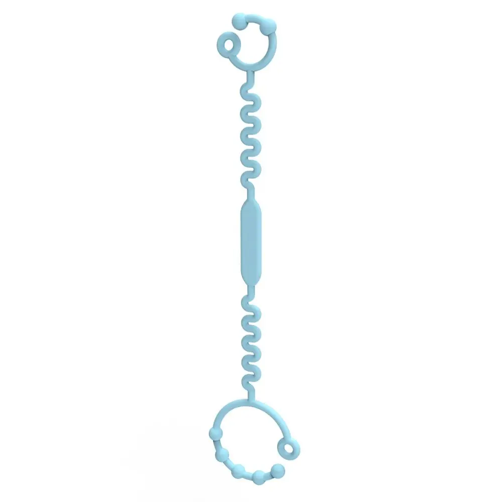 

Baby Bottle Cup Toy Baby Anti-drop Chain Stroller Accessories Portable Silicone Pacifier Chain Silicone Toys Straps Useful