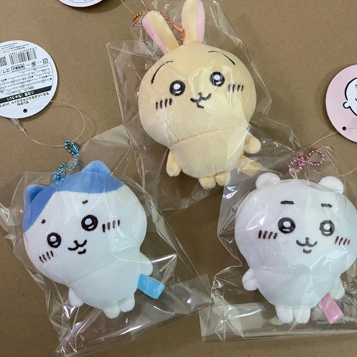 Small Eight Usai Plush Keychain Kawaii Anime Character Doll Soft Stuffed Animal For Bag Backpack Decoration Gift
