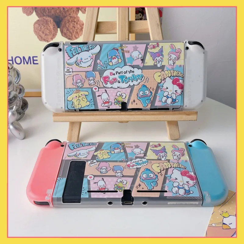 

New Cute Cartoon Sanrio Suitable for Nintendo Switch Split NS Game Case Protector Soft OLED Silicone