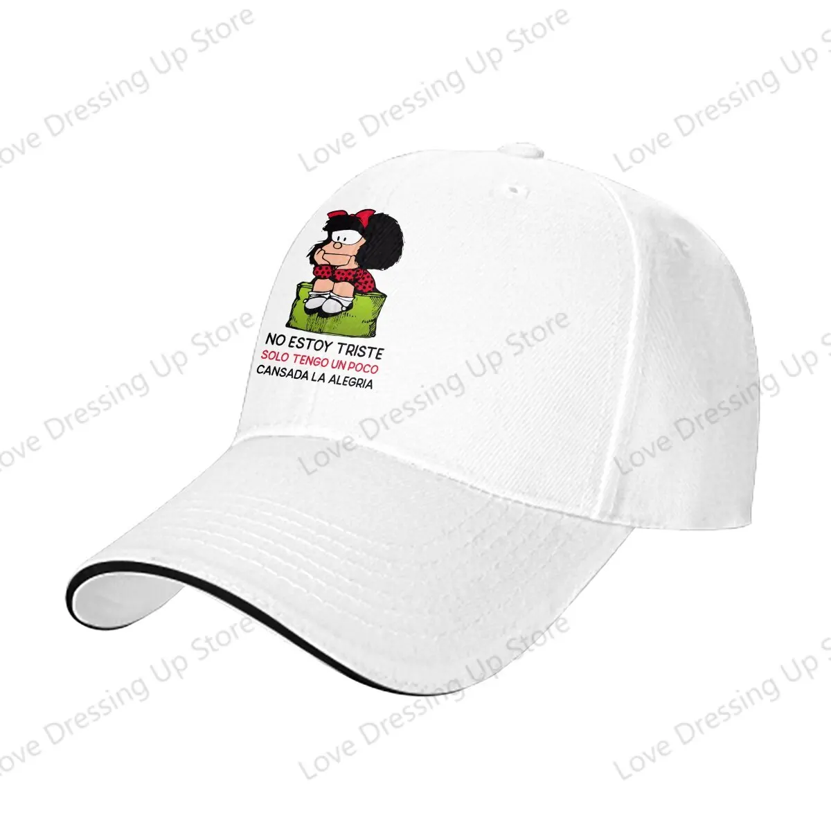 New  Men Women Baseball Caps Mafalda Quino Comics Truck Driver HatRunning Hats