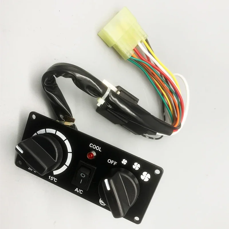 

Air Conditioner Controller For Sany SY60 SY65 LG65 LG85 Excavator A/C Panel Control Unit Knob Adjustment