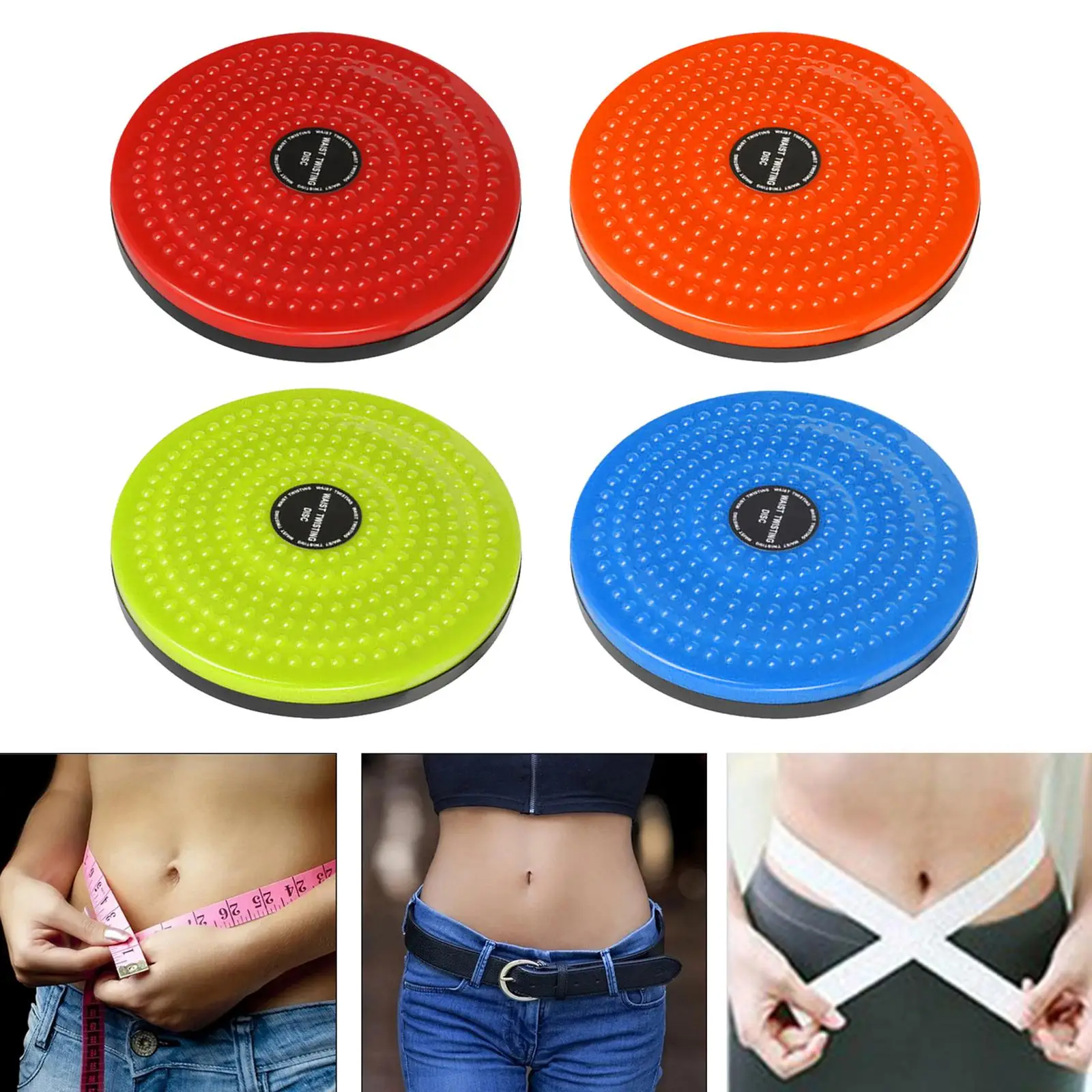 Abdominal Boarding Board for Training Waist Twisting Washer, Twisting Waist Slice Body Aerobic Rotating Board Home Use