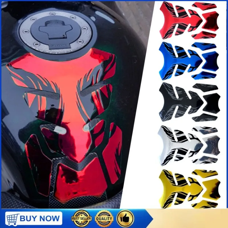 

Motorcycle Stickers Flame Tank PVC Adhesive Grips Anti Slip Protector Customize Your Bike Motociclista Accesorios Stylish Look