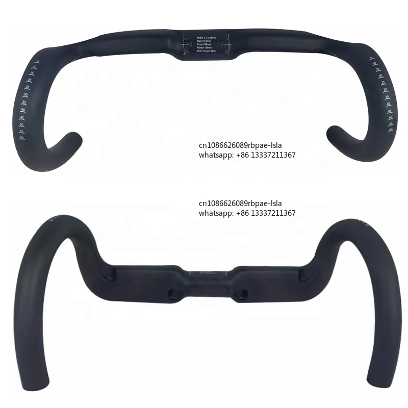 

HB24 New Carbon Handle Bar 340MM Aero Road Bike Bar Inner Carbon Bicycle Handlebar 31.8MM for Bike