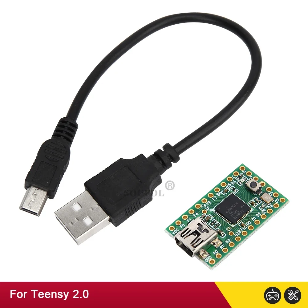 NEW Teensy 2.0++ USB AVR Development Board ISP U Disk Keyboard Mouse Experimental Board AT90USB1286 For Arduino