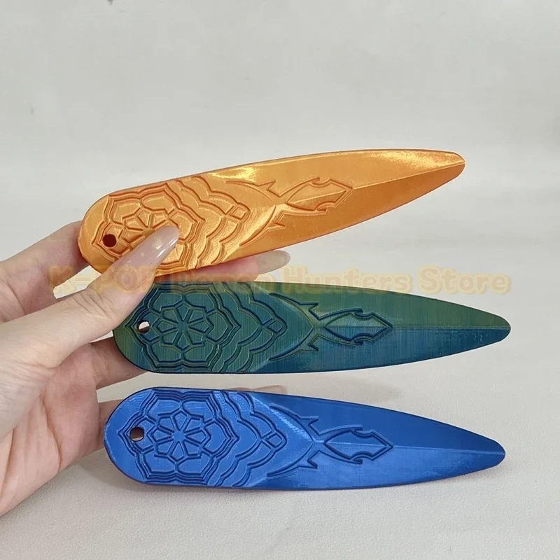 KPop Demon Hunters Zoey Accessory Knife​​ Props K-Pop Cosplay Girl Group Costume Accessories Halloween Carnival Party Prop 2025