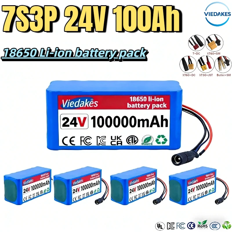 

Professional 24V 10Ah Lithium Battery 7S3P Pack with BMS, for Electric Tools, Electric wheelchair, toy car, quality Assurance。
