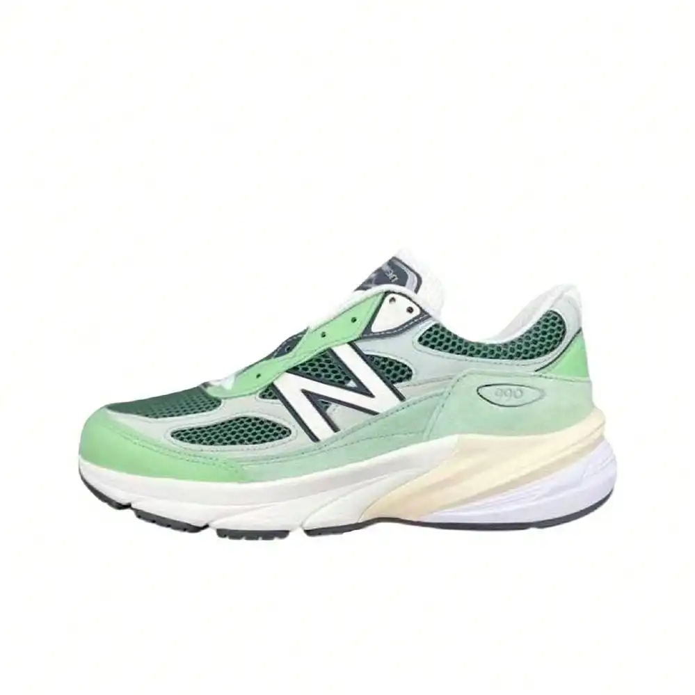 NB 990 V6 "Avocado Natural Mint" Soft, Comfortable, Durable Low-Top Casual Running Shoes, Unisex, Green U990AB6
