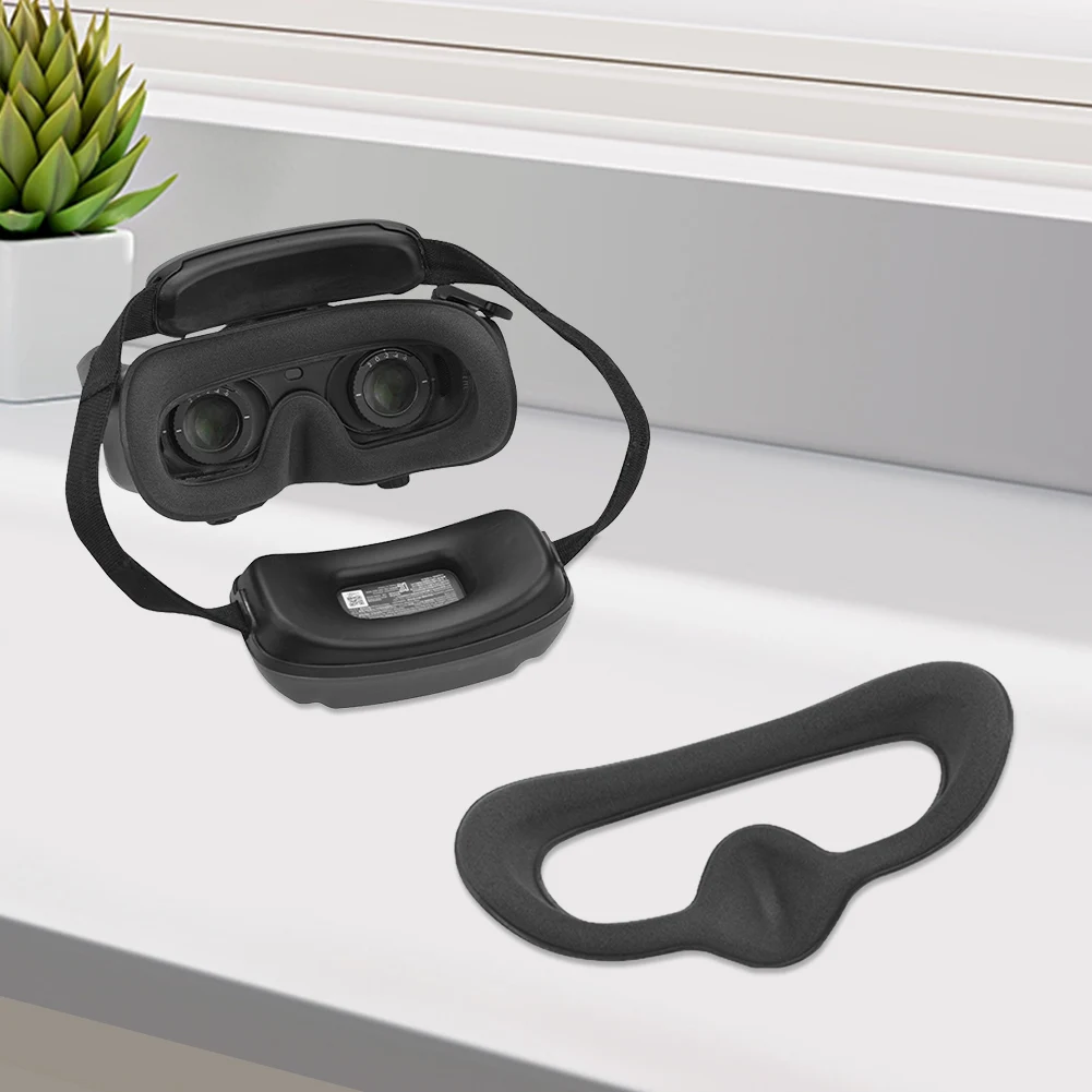Fodera per cuscino per il viso in schiuma di spugna Comoda copertura per maschera per gli occhi Fodera protettiva per DJI AVATA 2 Occhiali 2/3 Accessori