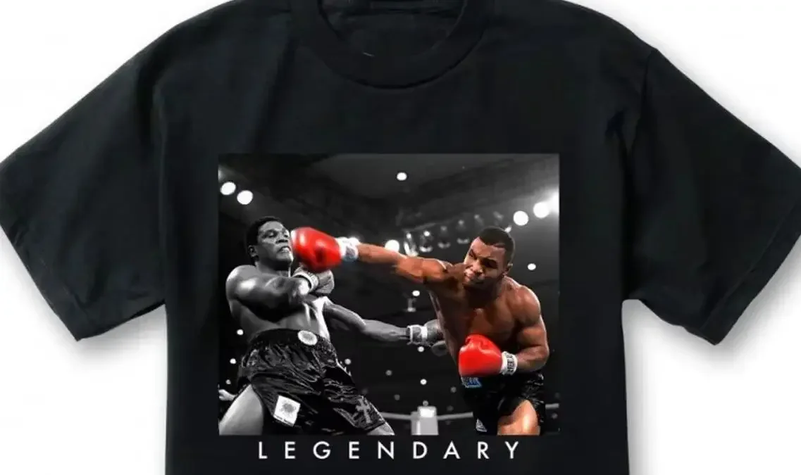 Boxing Legendary Mike Tyson Boxing Fans Gift T-Shirt New 100% Cotton O-Neck Summer Short Sleeve Casual Mens T-shirt Size S-3XL