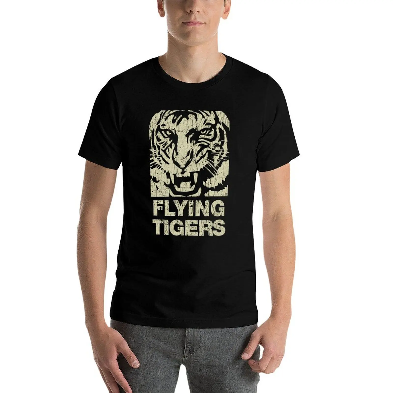 Flying Tiger Line 1945 T-Shirt rapper graphic tees funny costumes baggy shirts blanks mens workout shirts