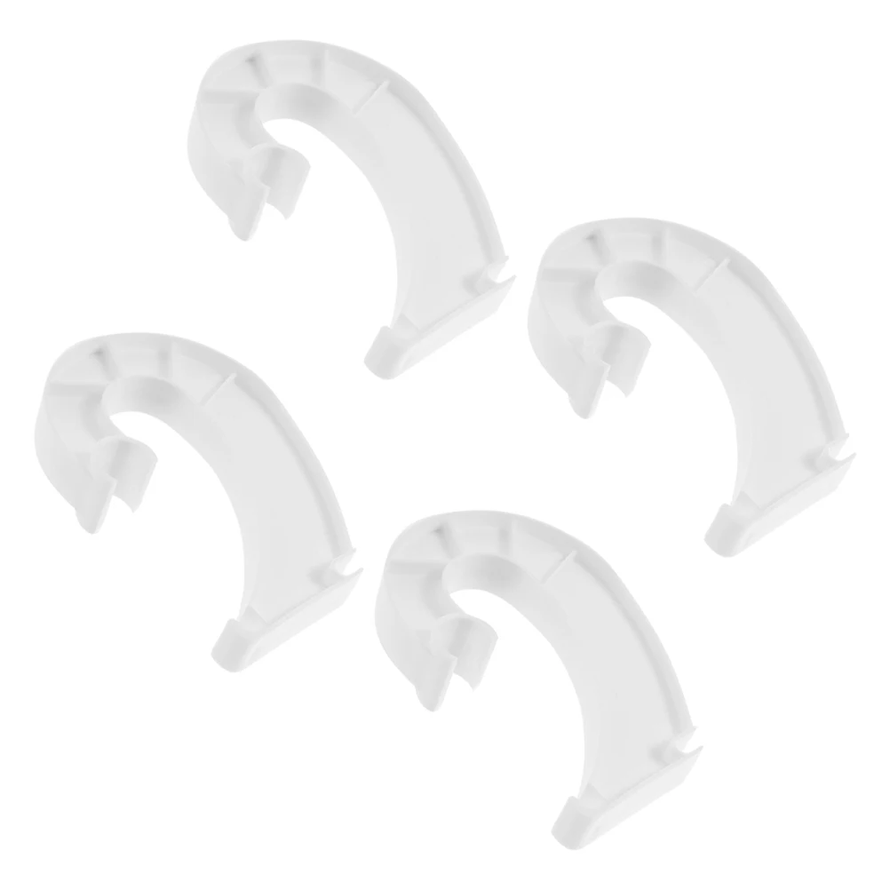 

4pcs J-Shaped Support Heavy Duty Shelf Rod Holder For Hanging Clothes Kitchen Utensils Hanging Rack Closet Rod Bracket Closet