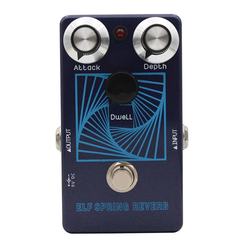 -A03R ELF SPRING REVERB Guitar Bass Effect Pedal For Vintage Voiced Reverb Echo Guitar Bass Effect Pedal
