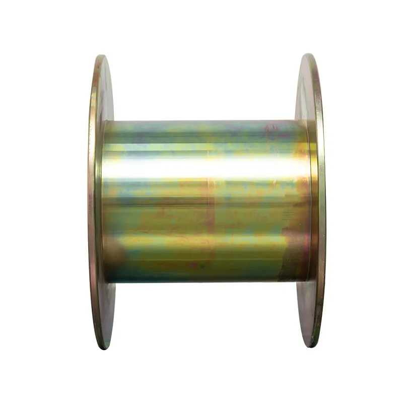 All-iron stamping take-up disc Cable steel wire retractable winding disc I-wheel iron wire disc