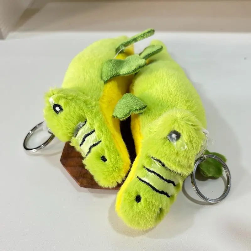 

15cm Cartoon Crocodile Plush Keychain Lovely Stuffed Doll Keyring Bag Pendant Backpack Hanging Decoration Key Holder Gifts