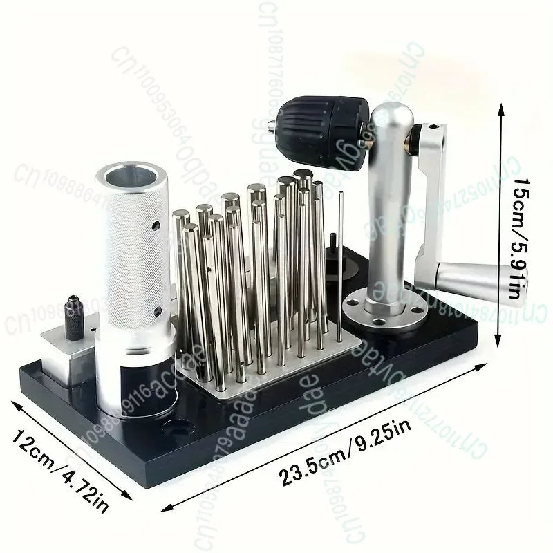 

Профессиональная машина для волочения проволоки из нержавеющей стали, ручная машина для изготовления прыжковых колец с 20-оправками, аксессуары для ювелиров