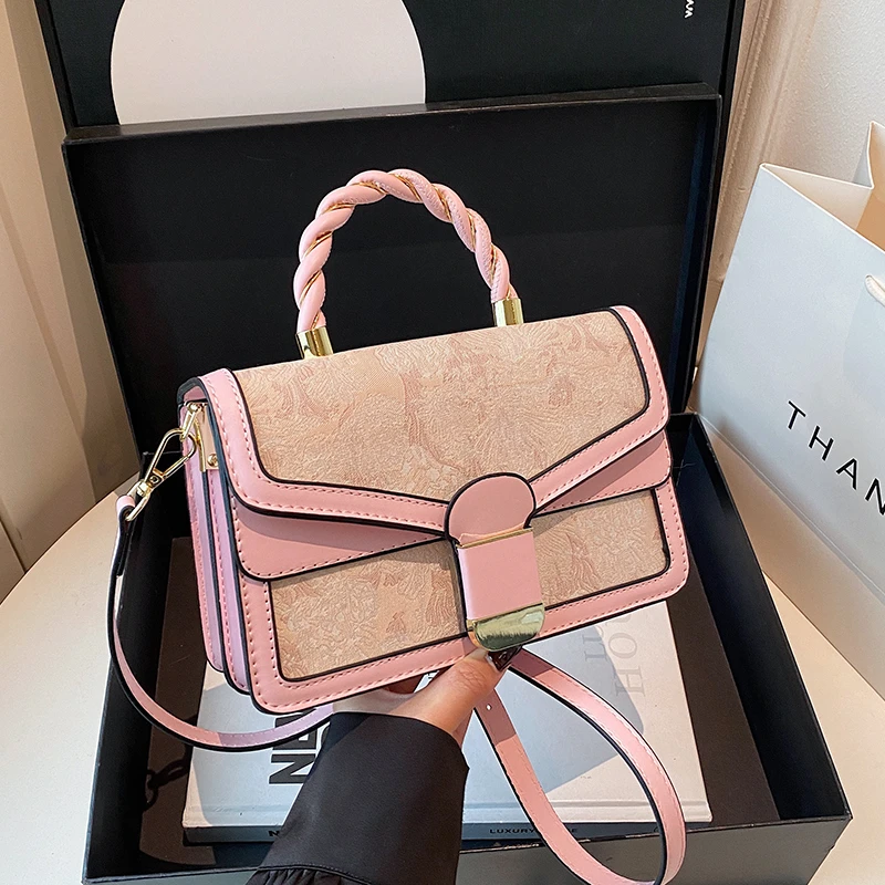 

Premium Ladies Messenger Bag Designer Leather Crossbody Shoulder Handbag Women's Tote Purse Luxury Elegant Fashion