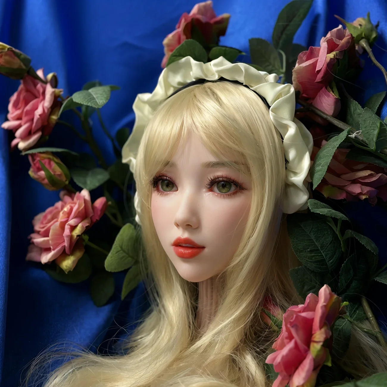 قالب الرأس، يستخدم لتصفيفة شعر شخصيات الرسوم المتحركة، يرسل عشوائيًا، نماذج رأس أنثى، مادة TPE، هدية عيد الميلاد