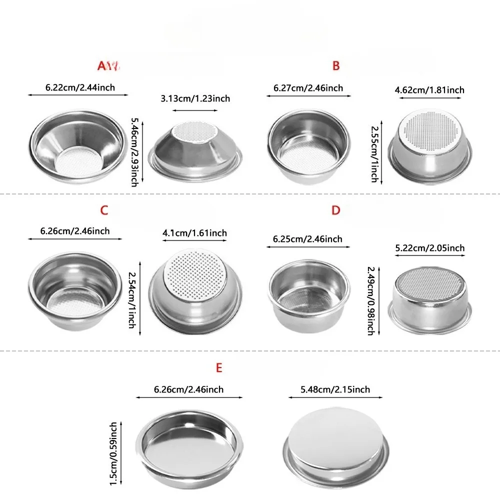 54MM Coffee Filter Basket Replacement Stainless Steel For Breville Bottomless Portafilter Espresso Good Accessories Barista Tool