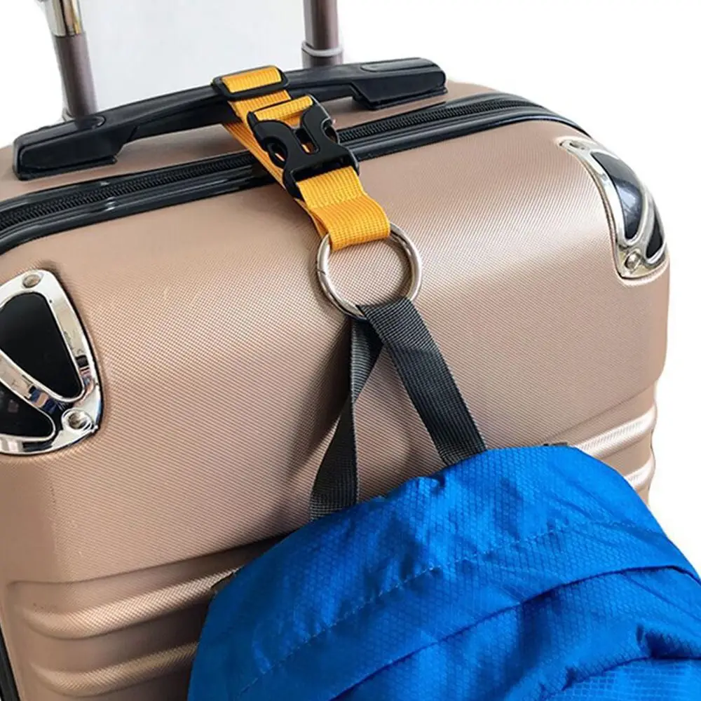 2pcs Outdoor Handbag Clip Add Bag Gripper Luggage Strap Jacket Gripper Trunk Holder Suitcases Belt