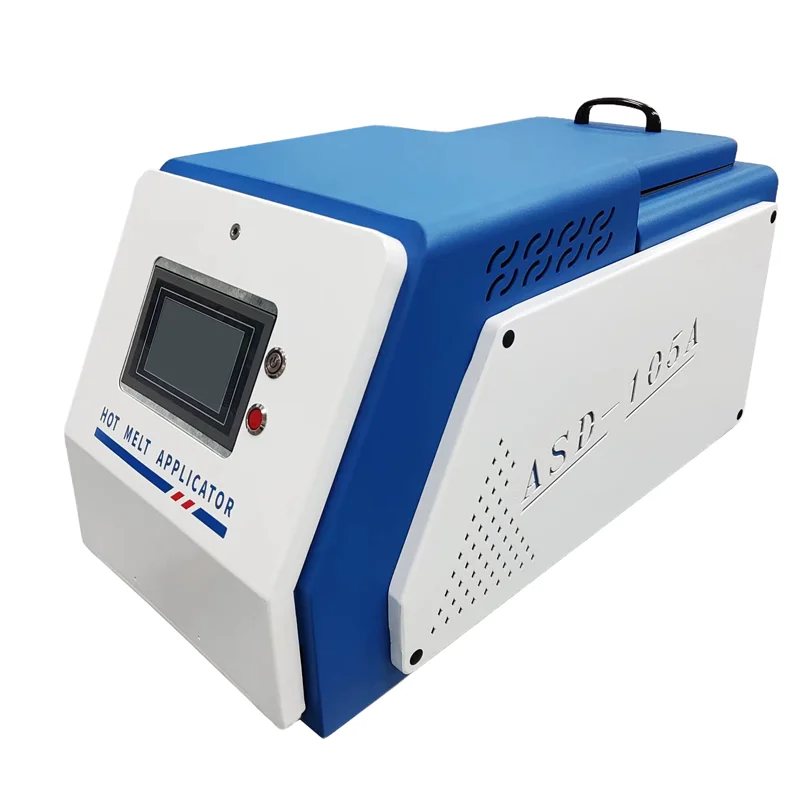 PUR Electric Manual Hot Melt Gluing Machine 5L Volume Gear Pump Beverage Wood Paper Plastic Food Packaging